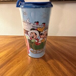 Disney Mickey & Friends Blue Christmas Travel Mug